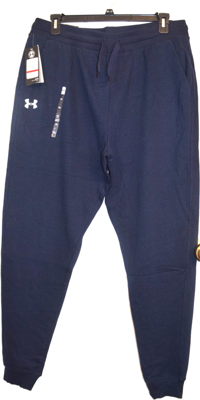 ~ $44.99 MSRP WOMEN'S 1351010 Under Armour Navy Sweats Joggers XXL - NWT ~